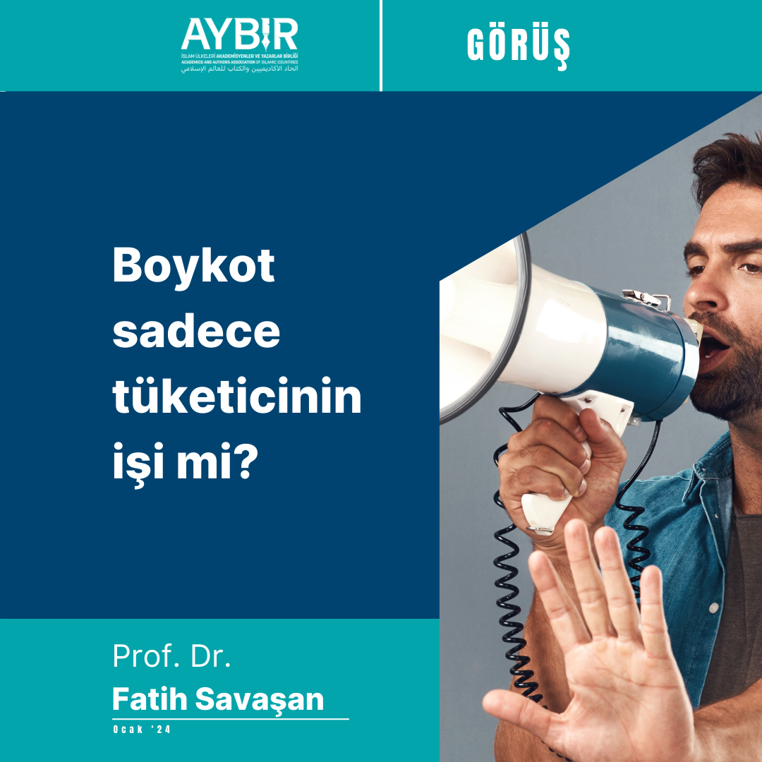 Boykot sadece tüketicinin işi mi?